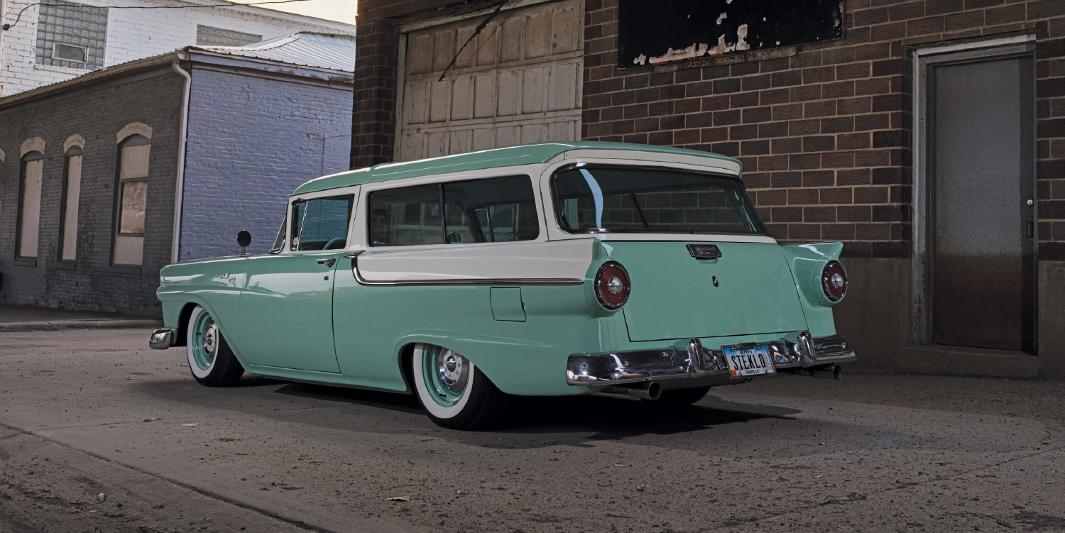Side view of the ’57 Ford Ranch Wagon