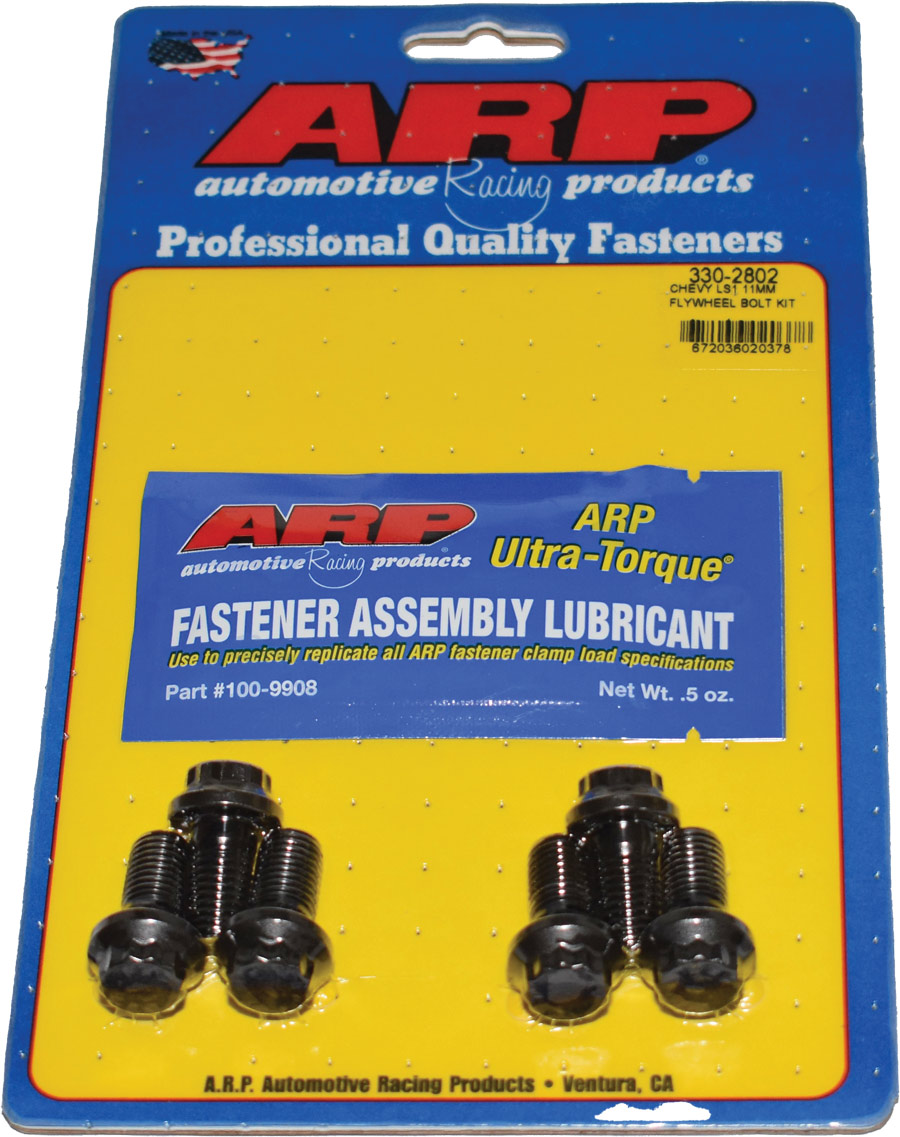 For flywheel bolts ARP specifies that the included Ultra-Torque lubricant be used under the heads of the bolts with Loctite 242 on the threads. 