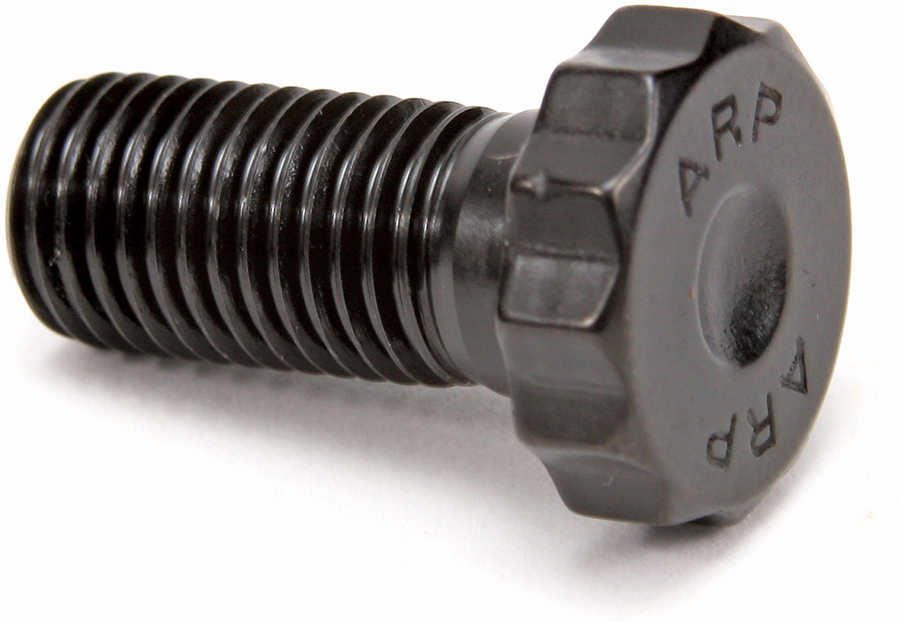 We used ARP flywheel bolts(PN 330-2802) with 12-point heads and M11x1.50 threads.