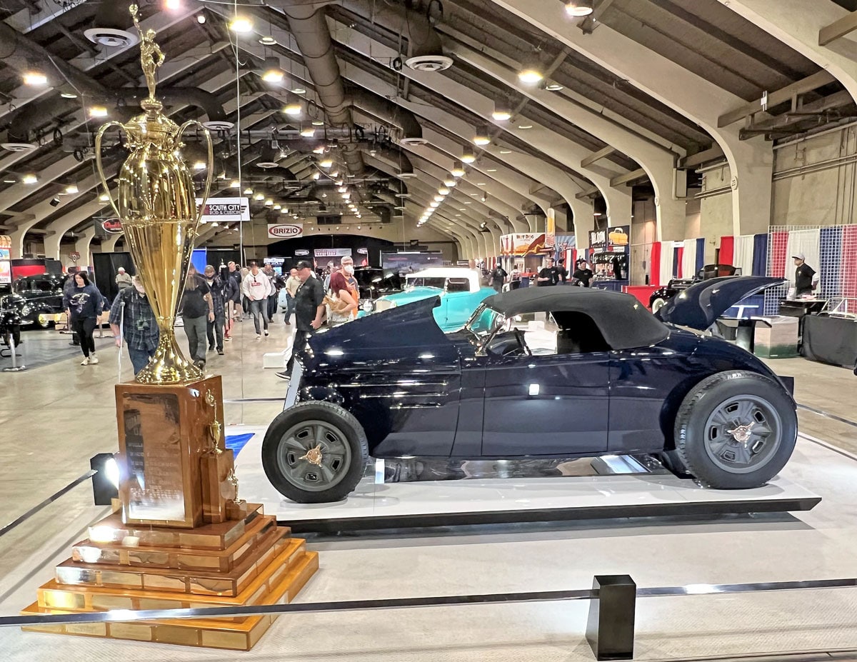 Every year there’s one award that captures the entire rodding world: The America’s Most Beautiful Roadster and its nearly 10-foot-tall perpetual trophy