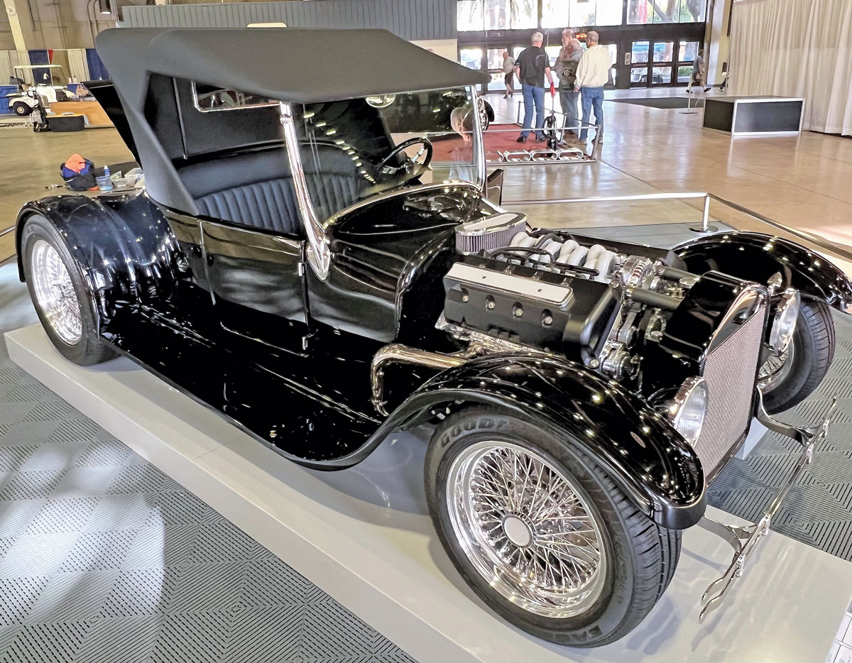 Edward McSweeney had his ’27 Ford roadster in AMBR competition