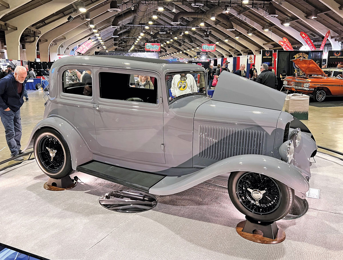 Phil and Deb Becker brought out their award-winning ’32 Ford Vicky built by Dave Lane of Fastlane Rod Shop