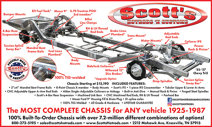 Scott's Hotrods Advertisement