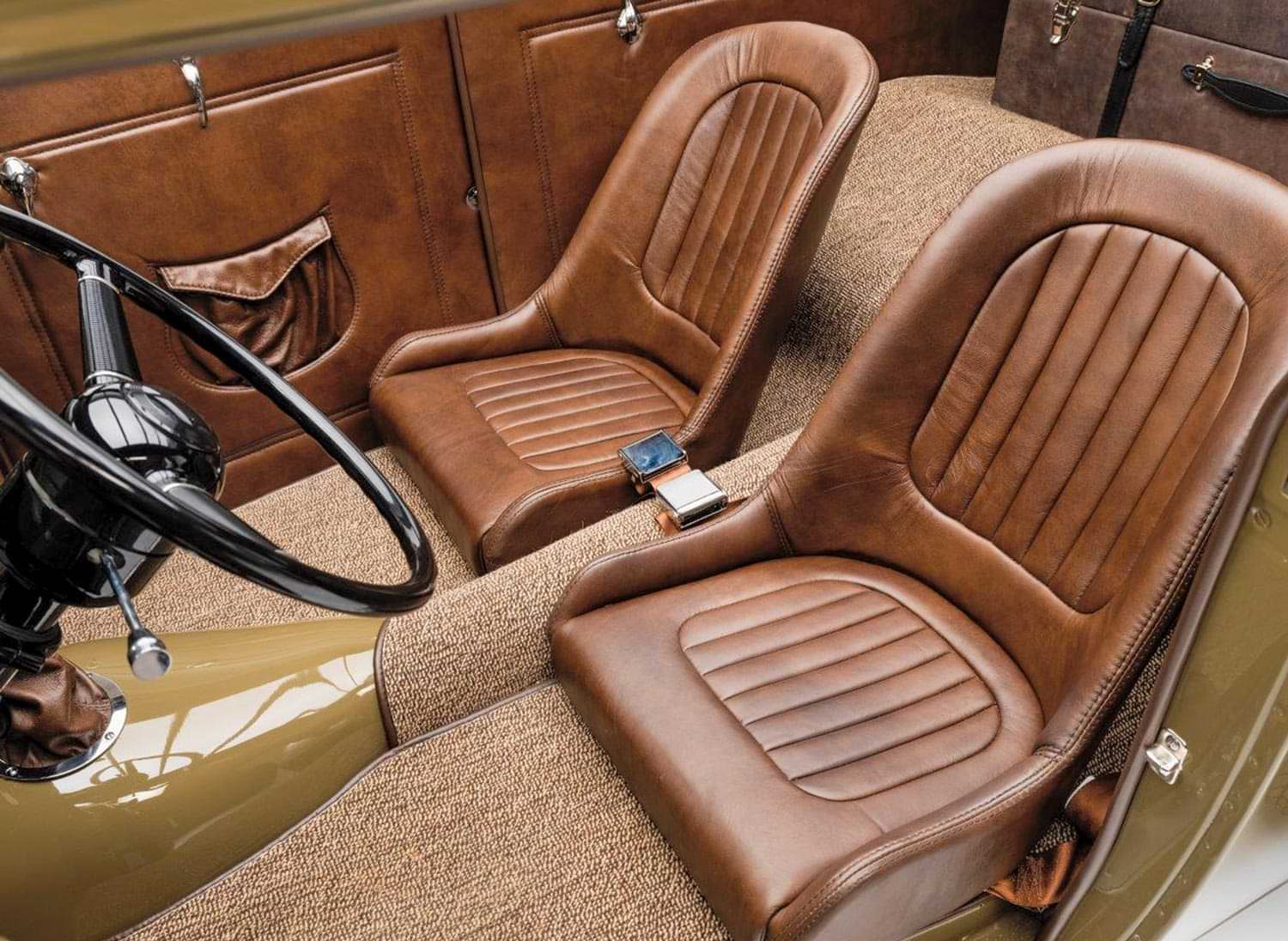 upholstered bomber seats