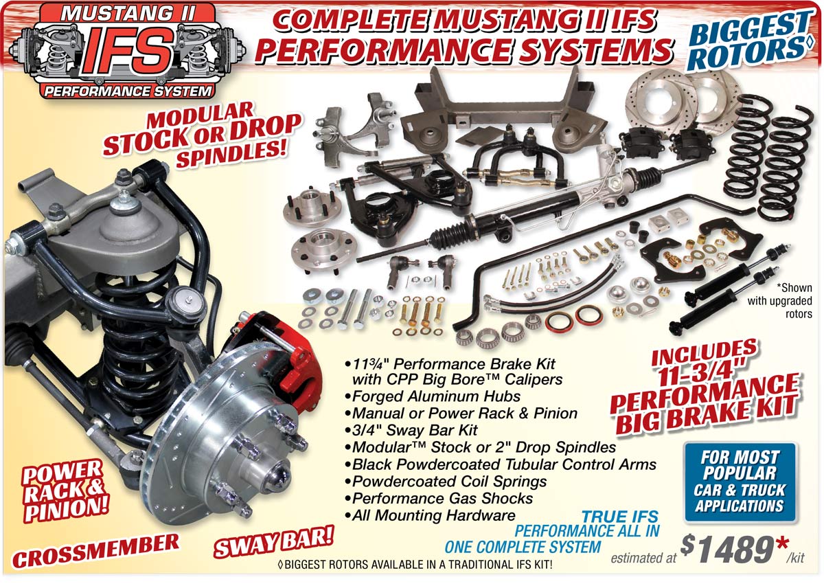 Complete Mustang II IFS Performance Systems