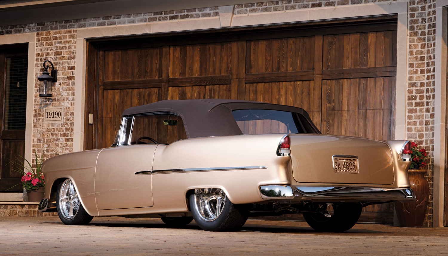 ’55 Chevy back view