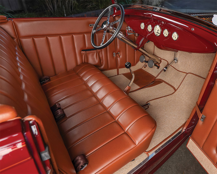 ’31 Ford DeLuxe Tudor Phaeton Interior Seating