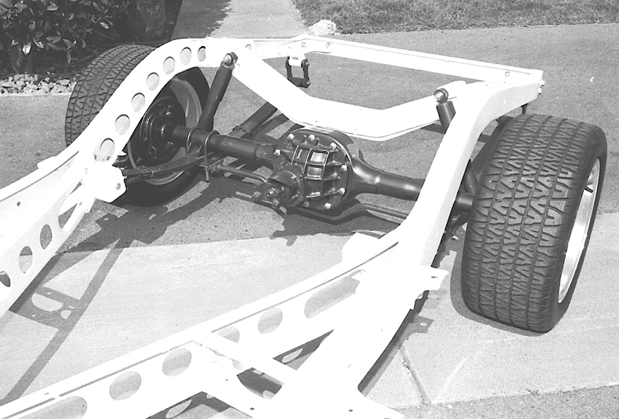 A popular conversion for pre-’49 Fords is the installation of rear parallel leaf springs
