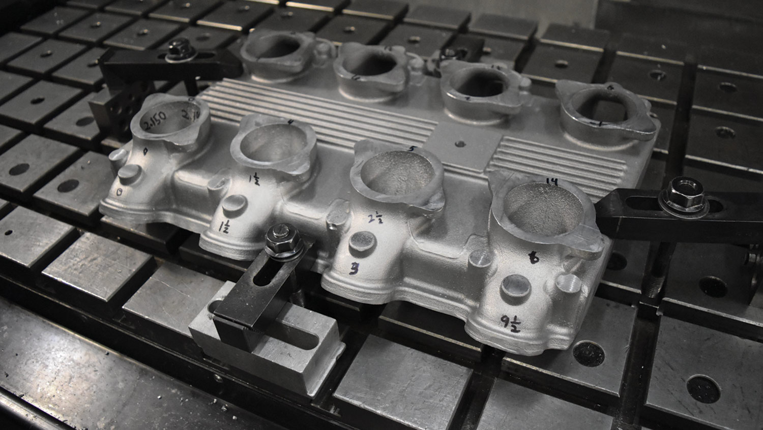 the intake manifold casting