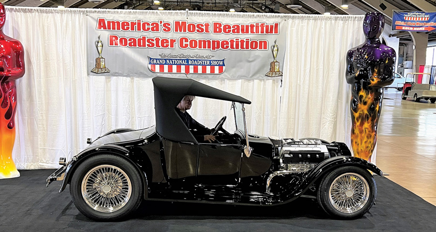 Model T winning America's Most Beautiful Roadster Competition