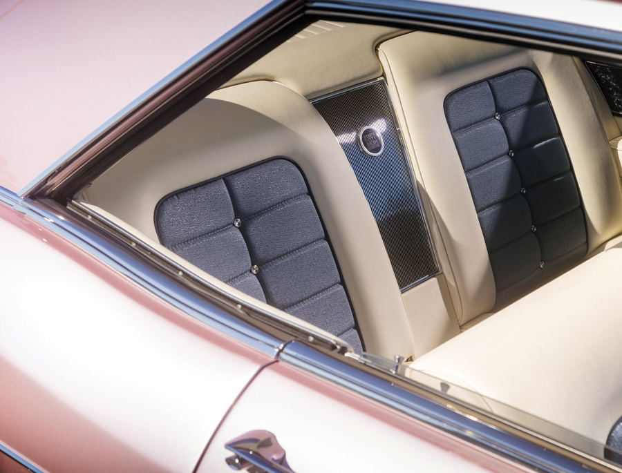 backseat of a '64 Buick Riviera