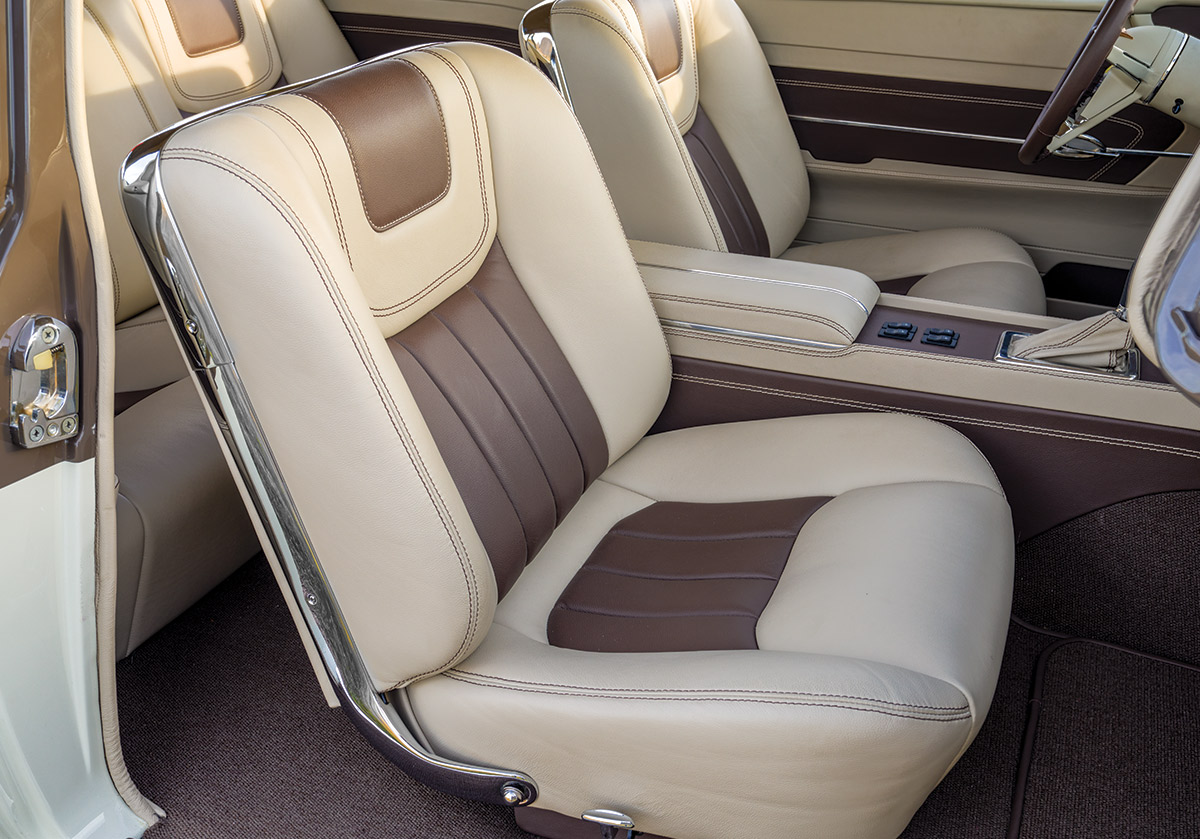 1958 Chevy Yeoman's leather seats