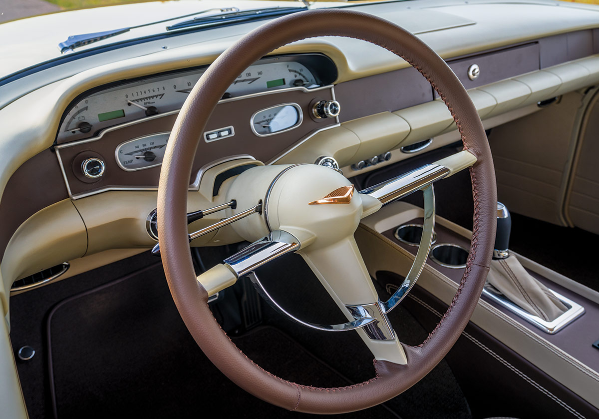 1958 Chevy Yeoman's driving wheel