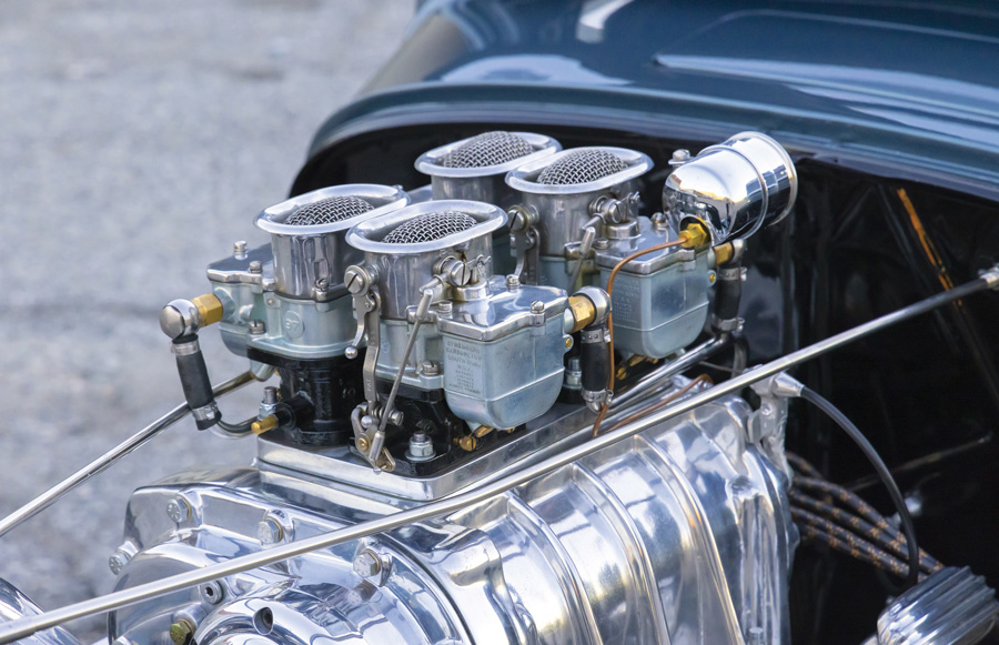 engine in a '32 Ford