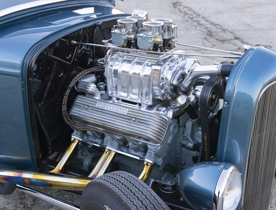 engine in a '32 Ford