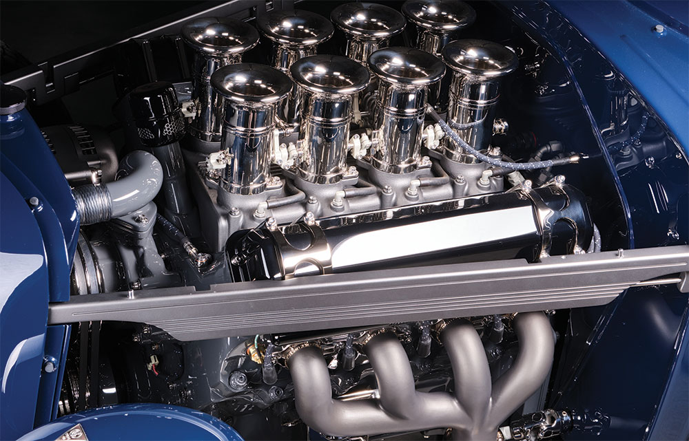 '34 Chevy Roadster Engine Closeup