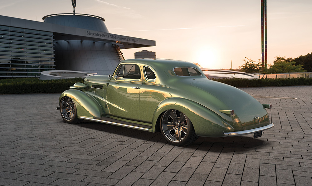 ’37 Chevy Master in Green