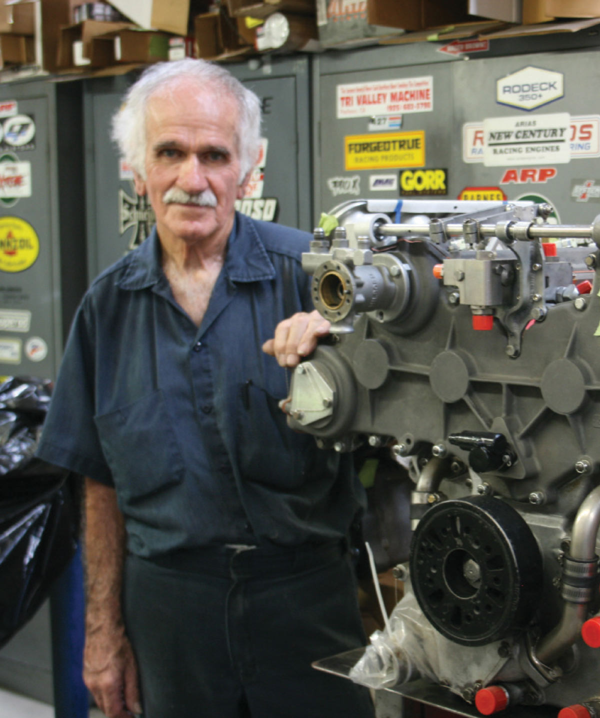 Master engine builder Joe Boghosian