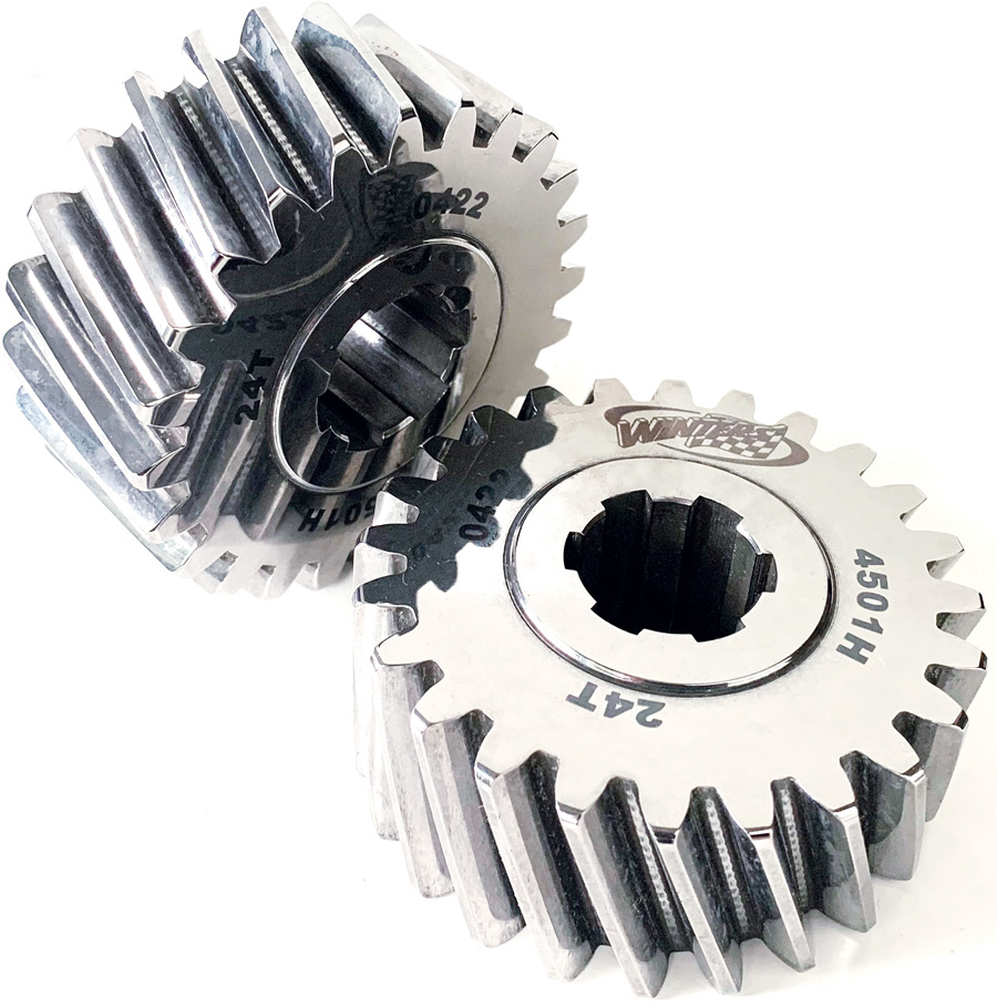 helical-cut gears
