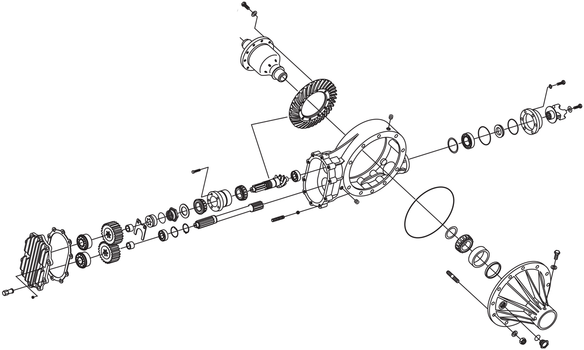 Here is an exploded view of a Winters quick-change showing the number of individual components that it takes to assemble a quick-change.