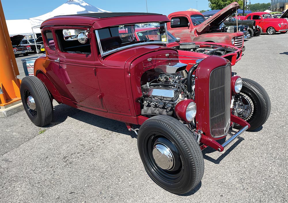PPG Royal Maroon '30 Ford coupe