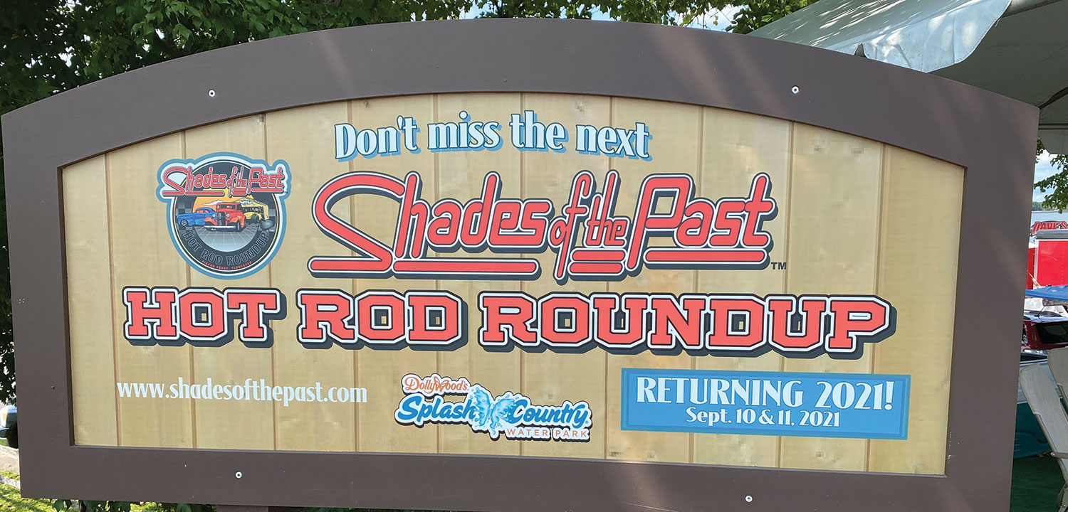 Shades of the Past: Hot Rod Roundup sign