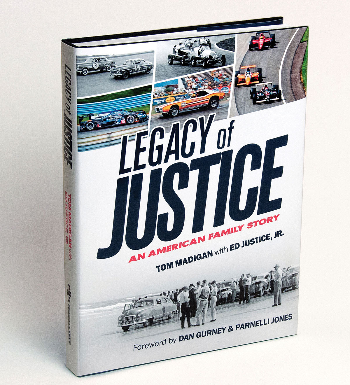 A book cover photograph of the Legacy of Justice: An American Family Story by Tom Madigan with Ed Justice Jr.