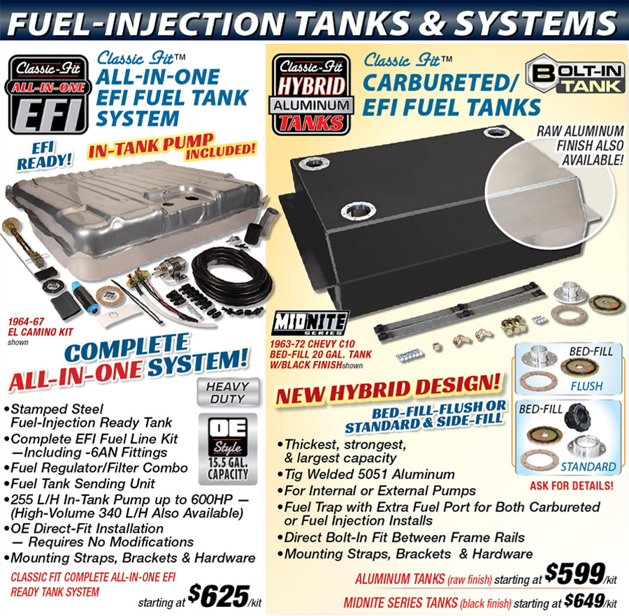 Fuel-Injection Tanks & Systems