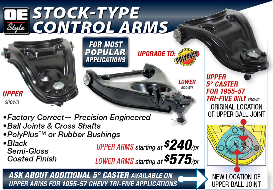 Stock-Type Control Arms