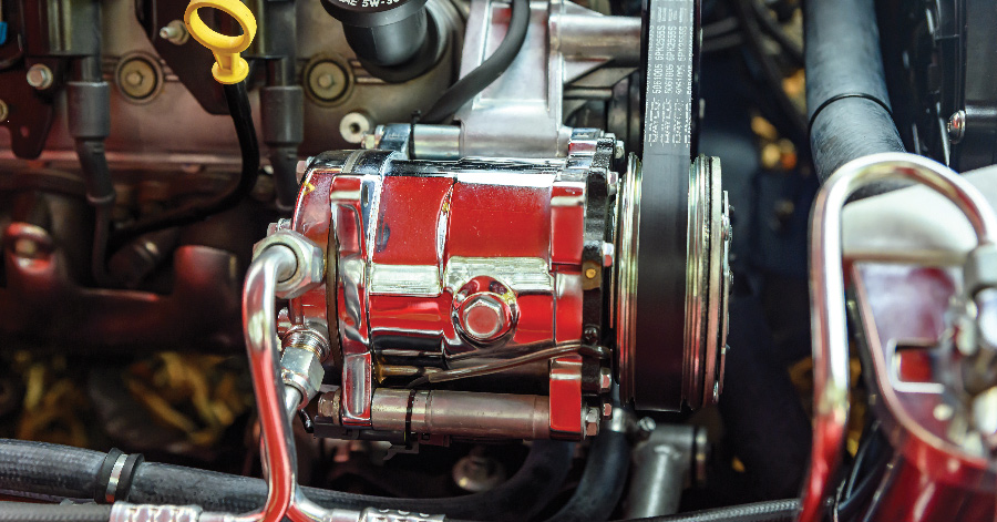 ’56 Chevy Engine Closeup