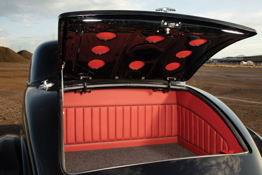 trunk of a '36 Ford Coupe