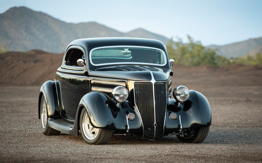 black '36 Ford Coupe