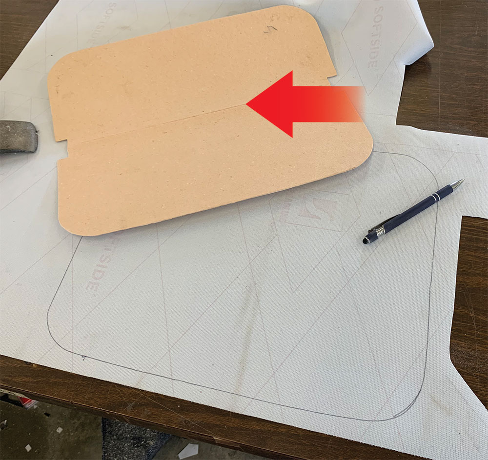 Pressboard replacement for new sunvisors