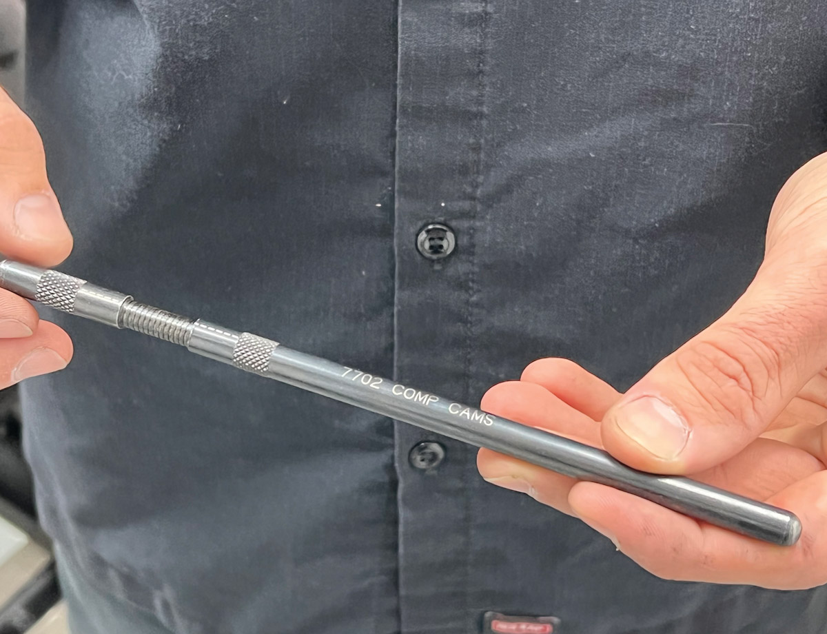 Comp Cams push rod length check tool