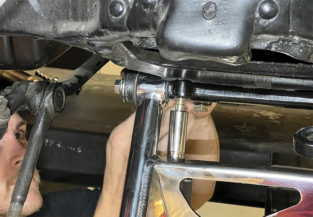 Installing Heidts polished stainless steel control arm
