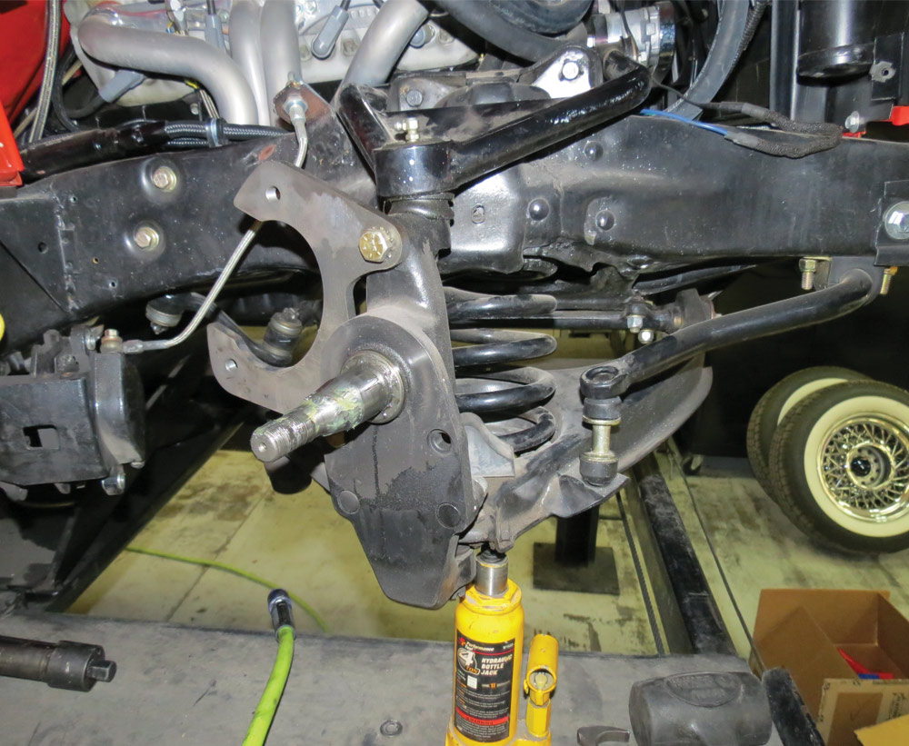 Removal of installed brake calipers