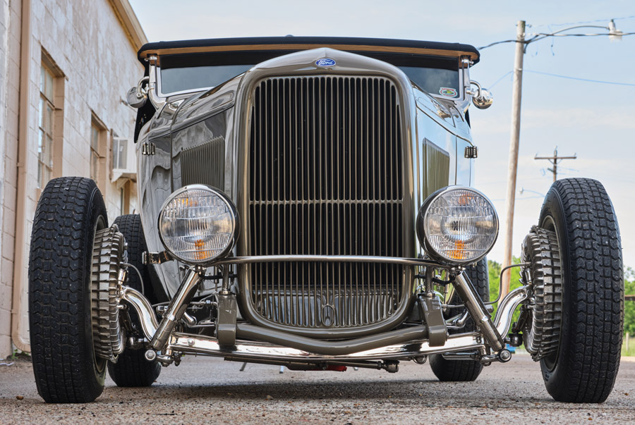 front of a '32 Ford