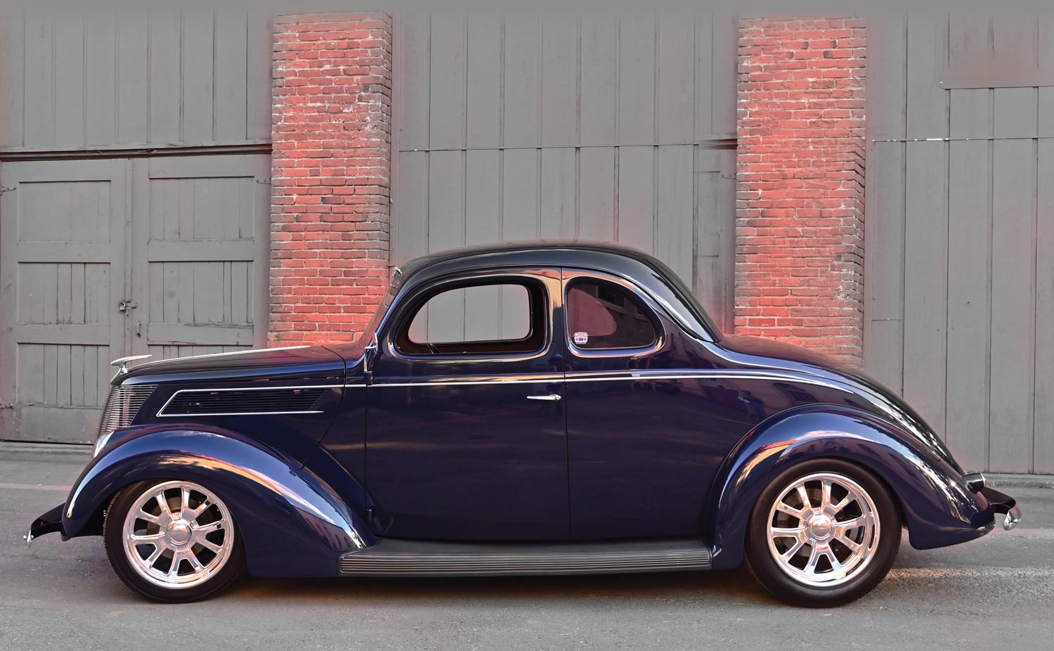 Side view of the - ’37 Ford Coupe