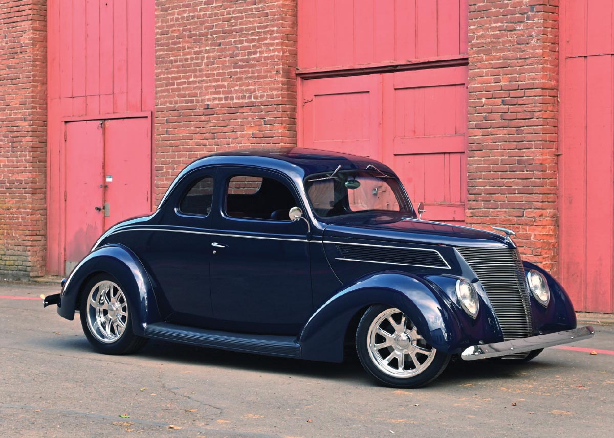 Side view of the - 1937 Ford Coupe