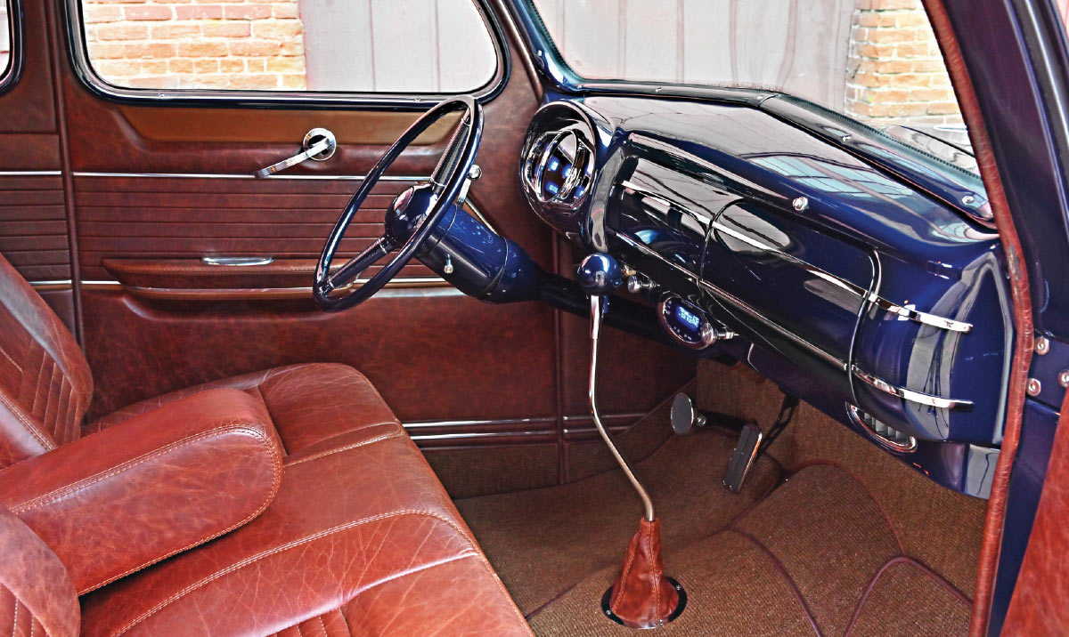 1937 Ford Coupe's interior