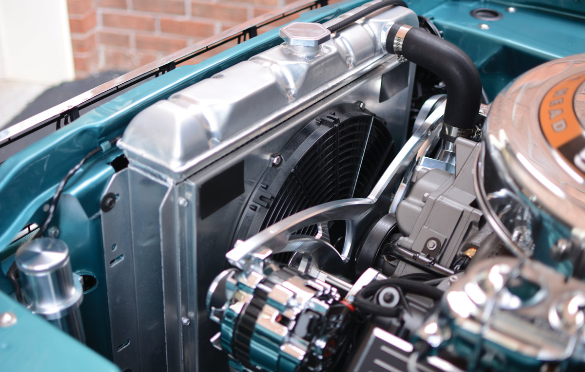 engine of ’65 Dodge Dart