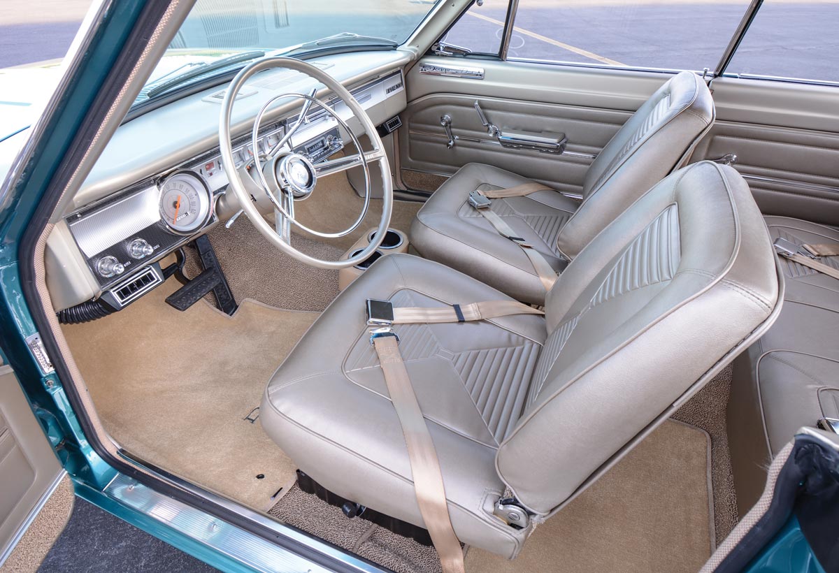interior of ’65 Dodge Dart