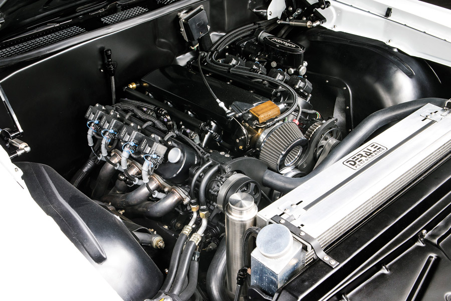 engine in a '72 Oldsmobile Vista Cruiser