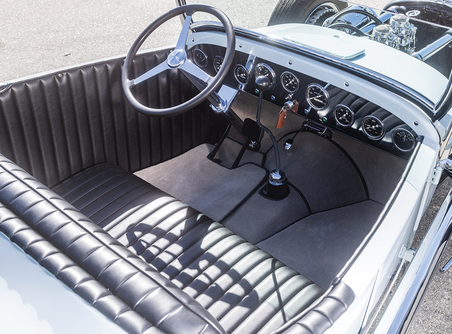 inside of a '27 Ford
