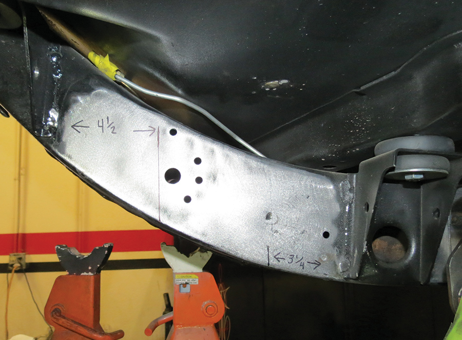 Picture of a rear suspension