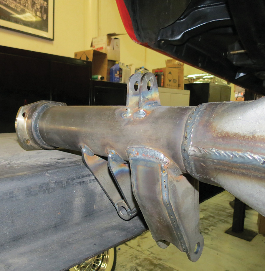 A picture of car suspension