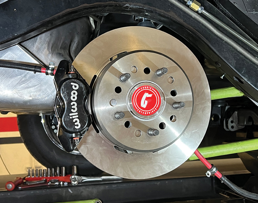 A picture of a wilwood four piston caliper
