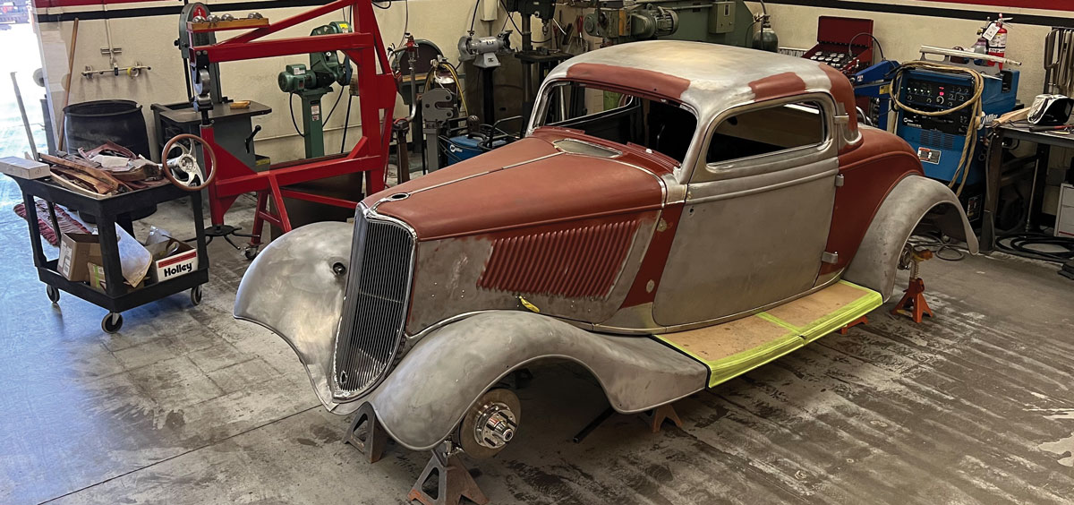 Filling and chopping the top gives this ’34 a much more sophisticated presence.