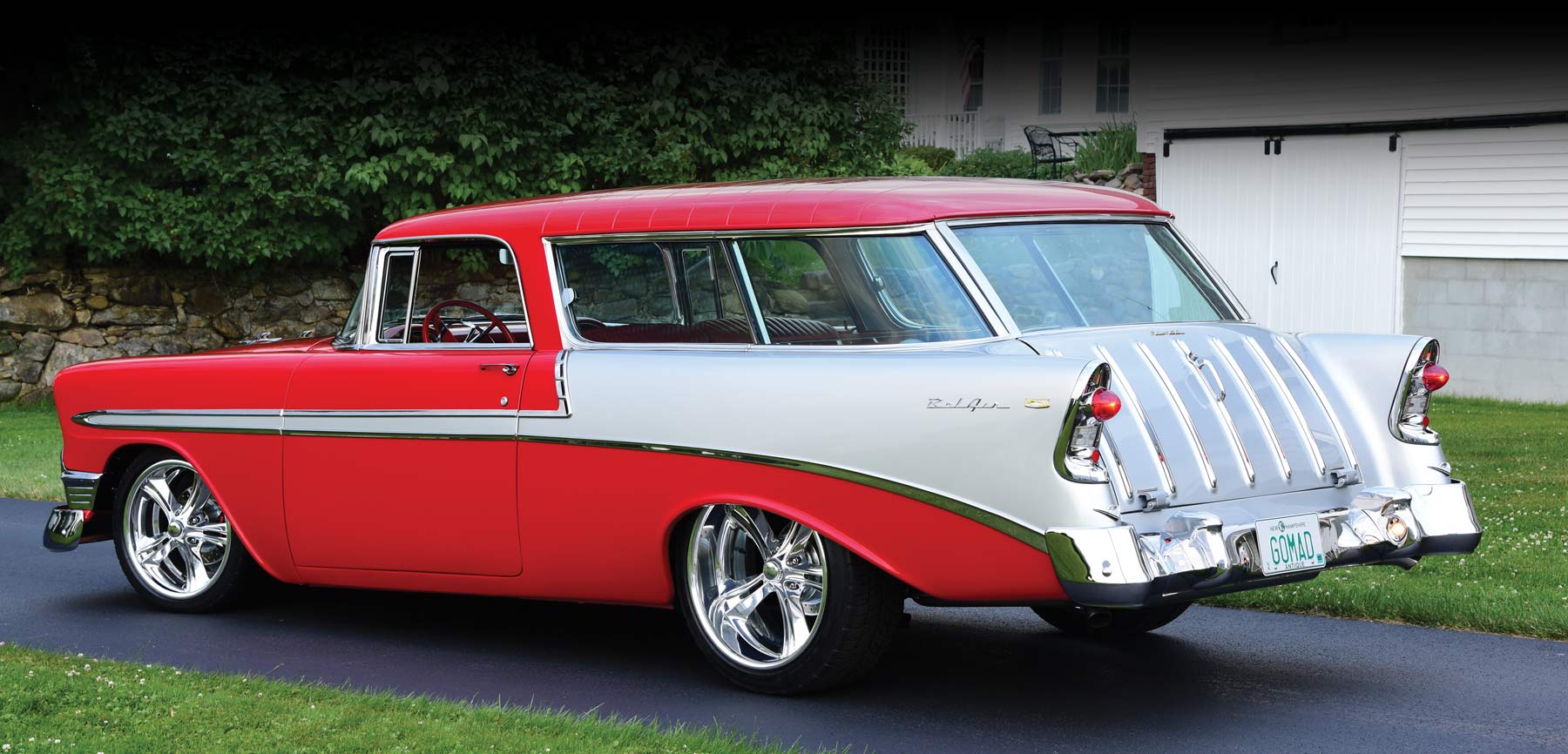 drivers side of a ’56 Chevy Nomad