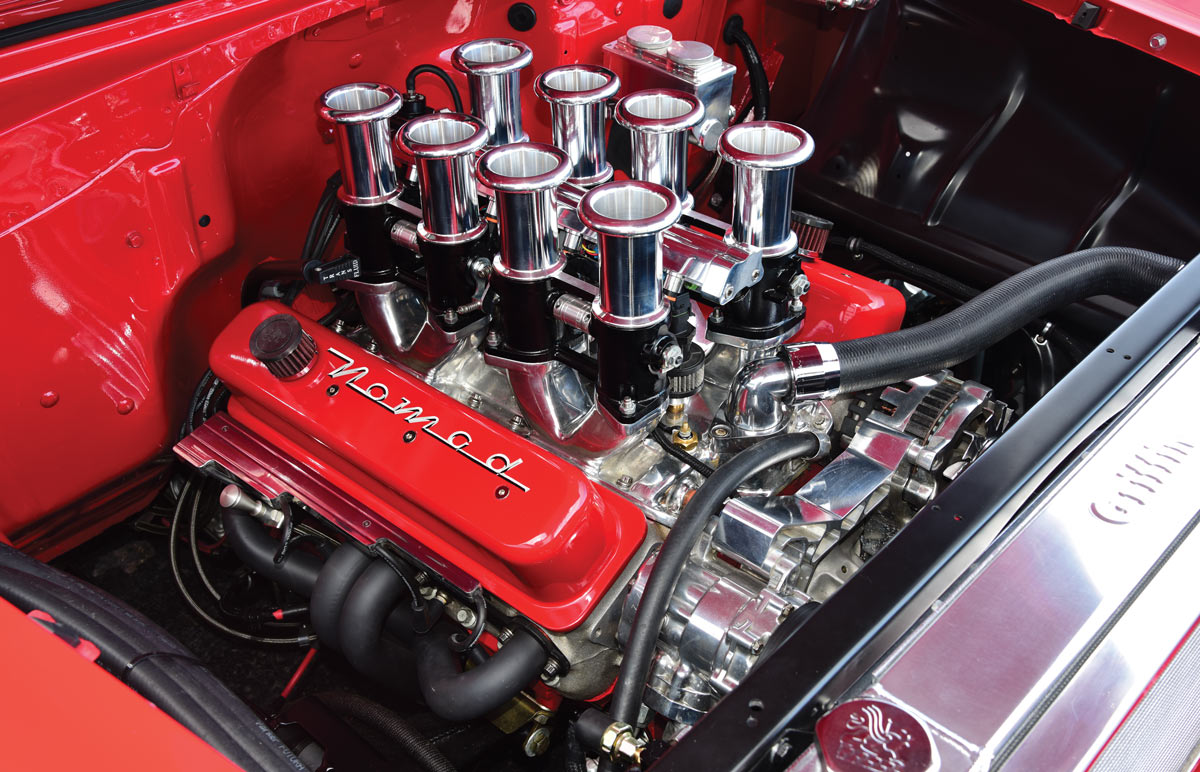 engine in a ’56 Chevy Nomad